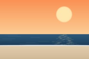 Sunset over the Gulf of Mexico from St. Pete Beach, Florida