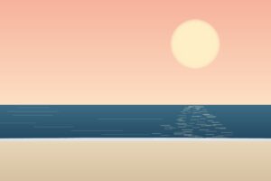 Early morning light on the beach at Madeira Beach, Florida